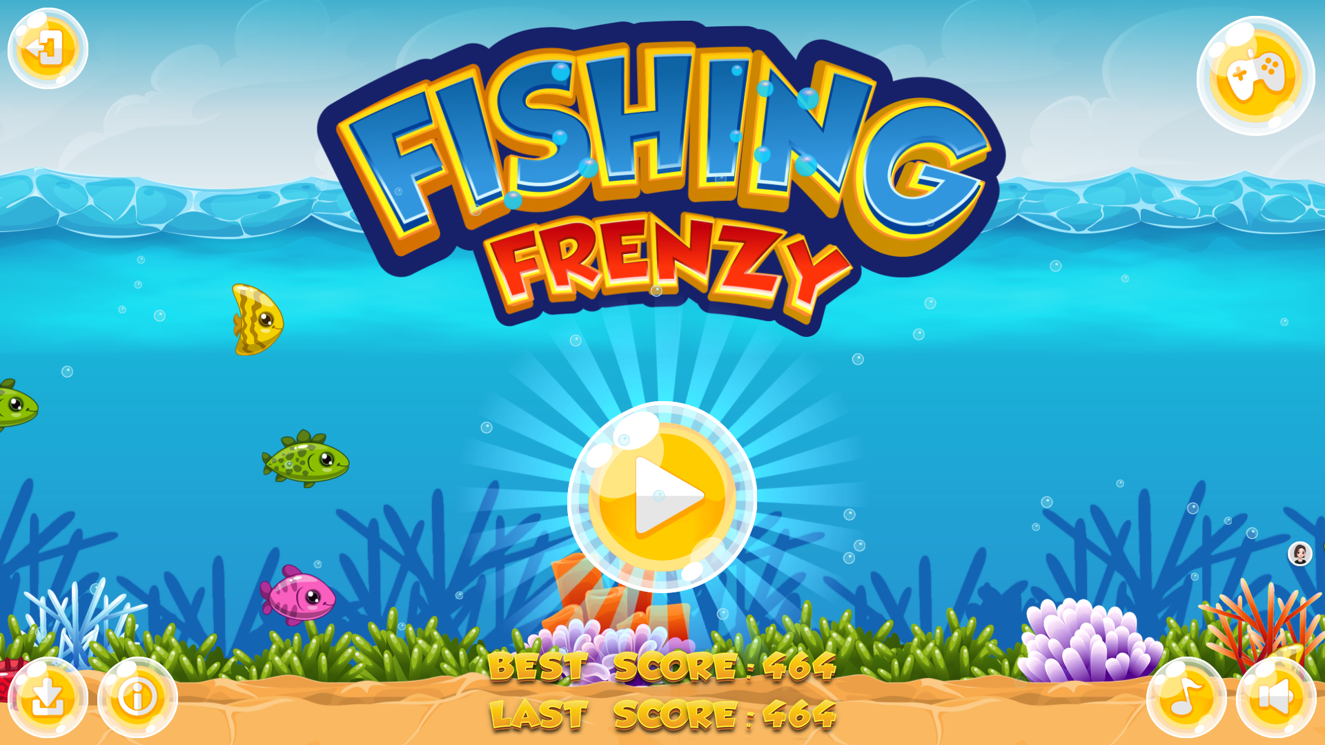 Fishing Gameplay Screenshot